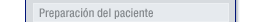 preparación al paciente