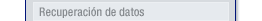 recuperación de datos